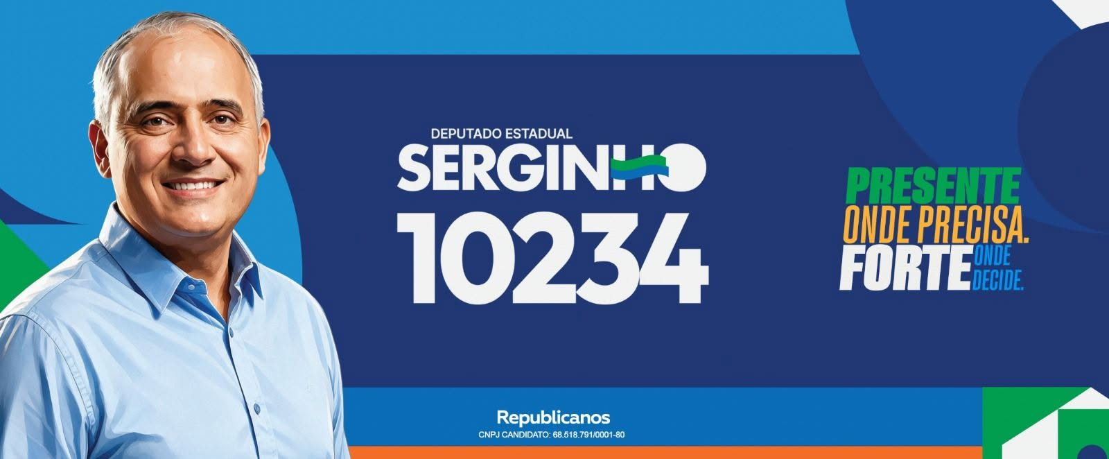 Serginho 10234. Presente onde precisa. Forte onde decide.